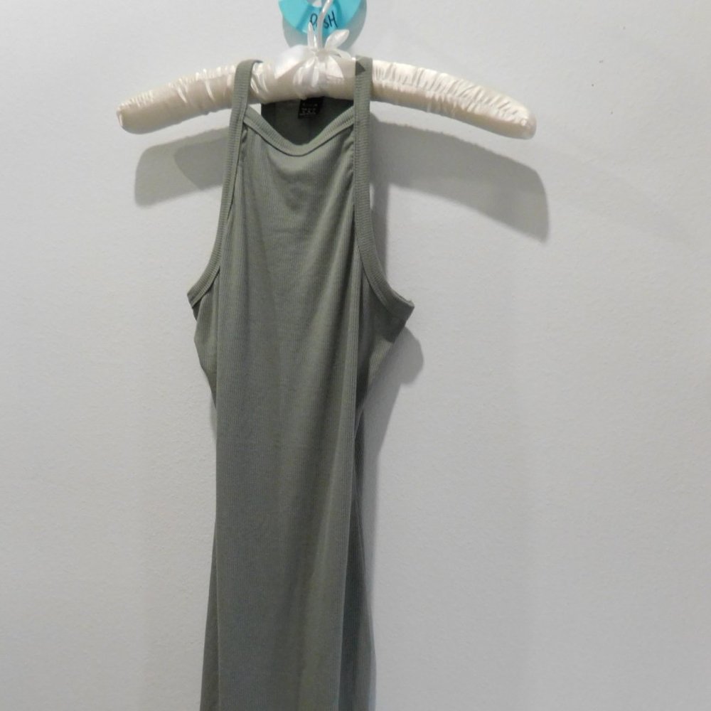 SHEIN Ribbed Grey Sweater Knit Body Contour Dress. NWT,  Women's Size M